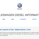 Image for article titled Volkswagen Launches Website To Help Consumers With Its Diesel Crisis